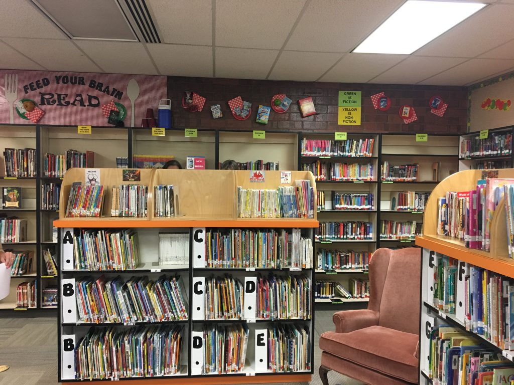 "Feed Your Brain -- Read" at Fox Hills Elementary Media Center