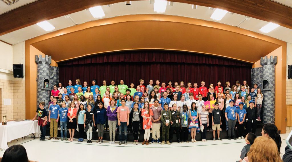 Battle of the Books 2018 - All Participants Panoramic Photo - Nikki Gregerson