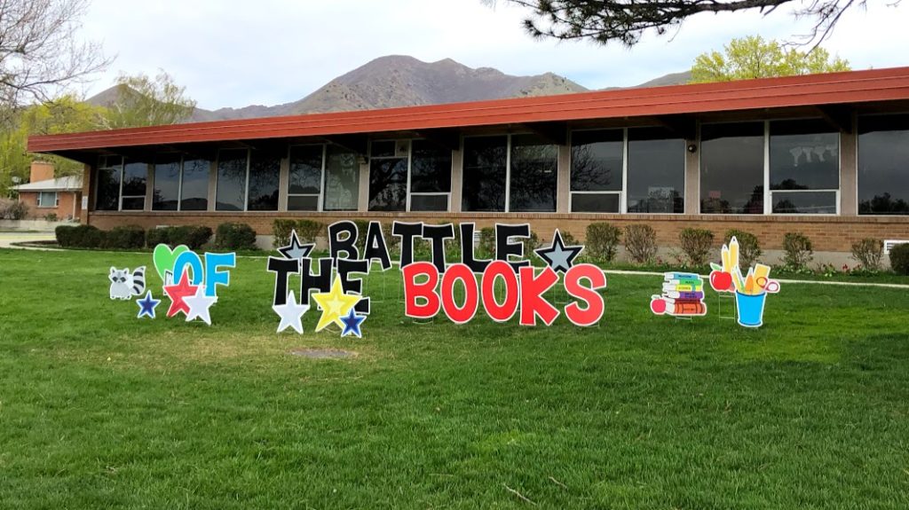 Battle of the Books 2018 - Rosecrest Elementary Signage