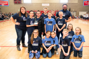 2nd Place Core Values Trophy - Astrohawks (Calvin Smith Elementary)