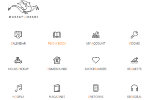 Murray Library Web Page - Screenshot