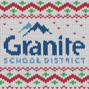 Granite logo in the style of a holiday sweater