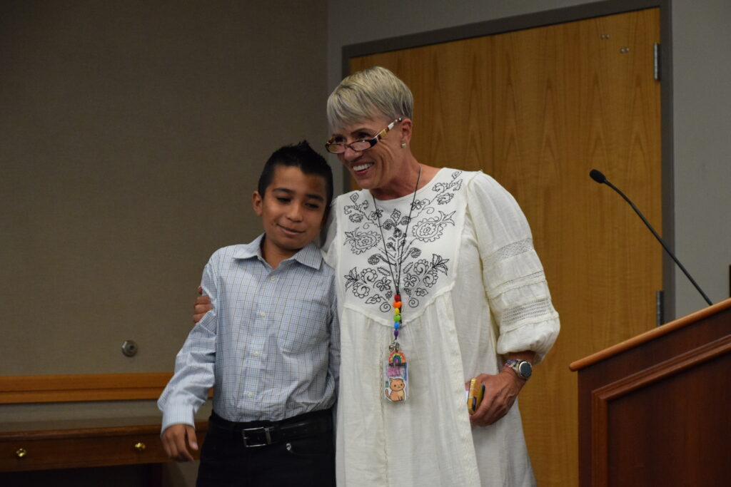 Hector Lara AAA award recognition photo