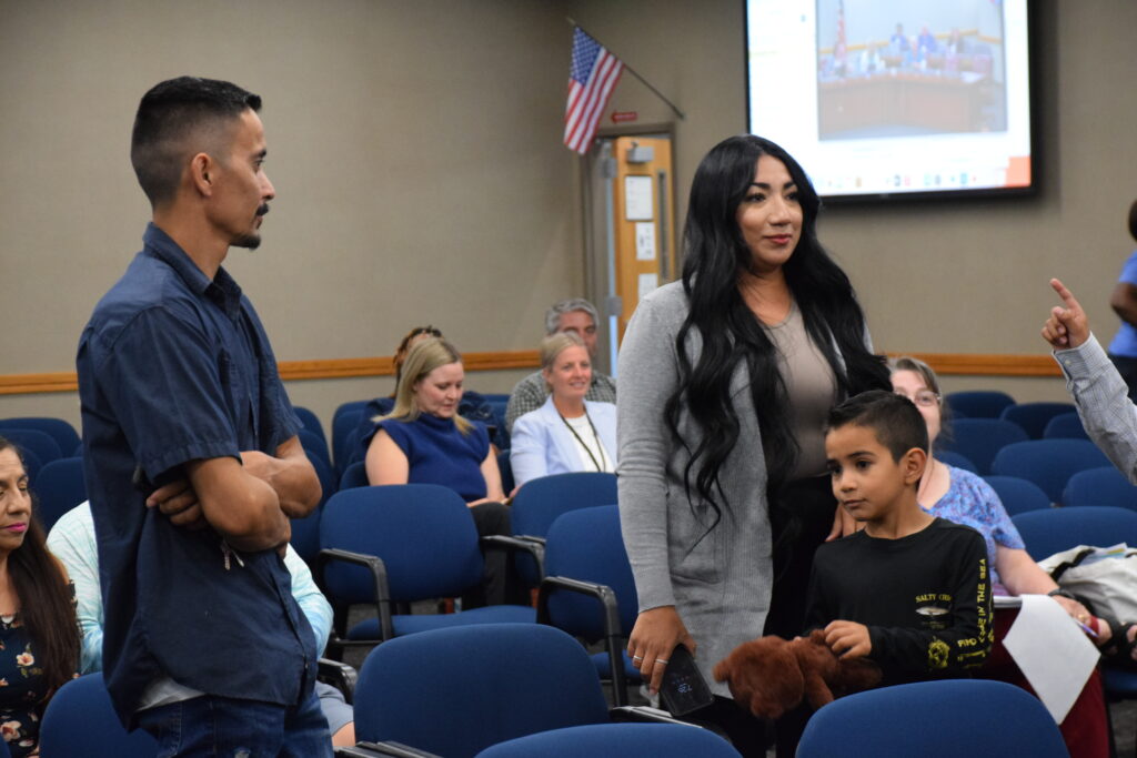 Hector Lara family at recognition