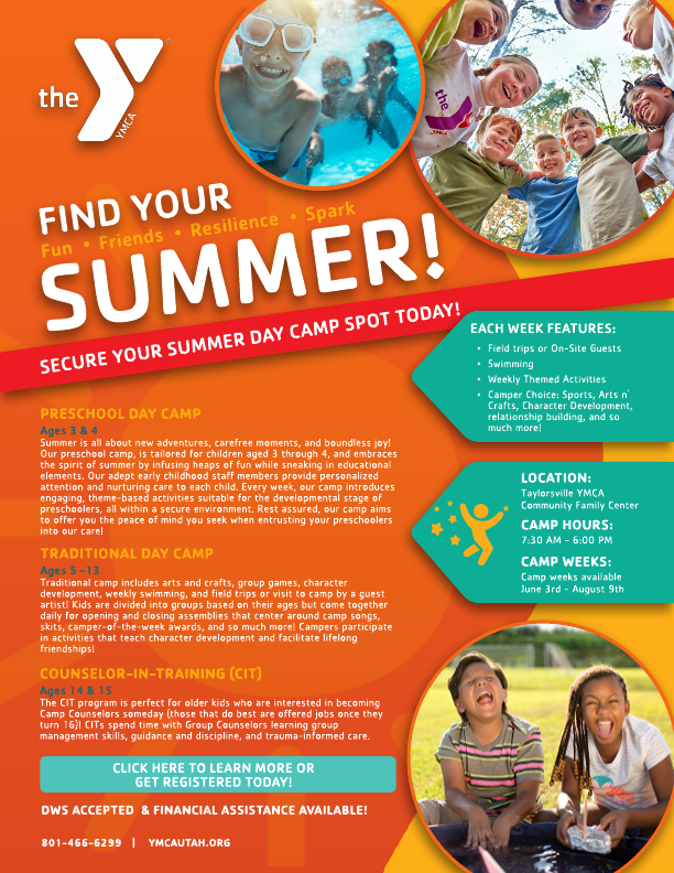 Registration for YMCA Summer Day Camp is Open!